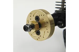 Yeah Racing Brass Hubs, Wheel Hexes & Diff Cover Upgrade Set image 78199