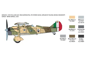 Italeri 1/72 Fiat CR 32 Arrow Freccia Scaled Plastic Model Kit image 78231