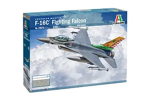 Italeri 1/48 F-16C Fighting Falcon Fighter Scaled Plastic Model Kit image 78242