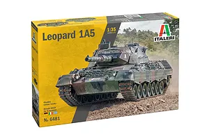 Italeri 1/35 Leopard 1 A5 Tank Scaled Plastic Model Kit image 78245