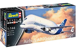 Revell 1/144 Airbus A300-600ST "Beluga" Aircraft Scaled Plastic Model Kit image 78339