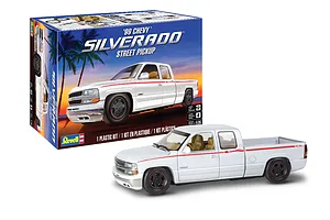Revell 1/25 1999 Chevy Silverado Custom Pickup Scaled Plastic Model Kit image 78399
