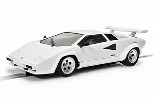 Scalextric 1/32 Lamborghini Countach - White Slot Car image 78449