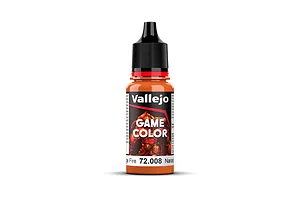 Vallejo Game Colour Orange Fire Acrylic Paint 18ml
