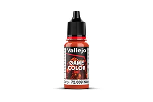 Vallejo Game Colour Hot Orange Acrylic Paint 18ml