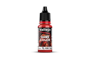 Vallejo Game Colour Scarlet Blood Acrylic Paint 18ml image 78656