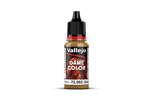 Vallejo Game Colour Desert Yellow Acrylic Paint 18ml image 78696