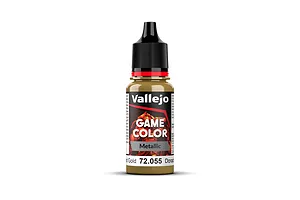Vallejo Game Colour Metal Polished Gold Acrylic Paint 18ml