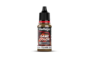Vallejo Game Colour Metal Glorious Gold Acrylic Paint 18ml