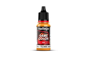 Vallejo Game Colour Ink Yellow Acrylic Paint 18ml