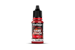 Vallejo Game Colour Ink Red Acrylic Paint 18ml