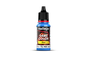 Vallejo Game Colour Fluorescent Blue Acrylic Paint 18ml