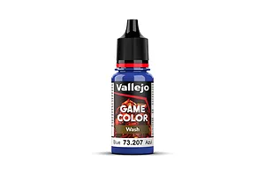 Vallejo Game Colour Wash Blue Acrylic Paint 18ml