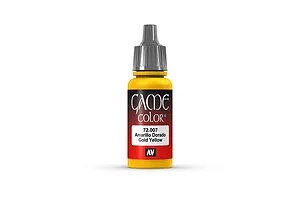 Vallejo Game Colour Gold Yellow Acrylic Paint 17ml