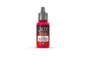 Vallejo Game Colour Scarlet Blood Acrylic Paint 17ml image 2