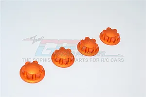 GPM Orange Aluminium 22mm Wheel Nuts 4Pcs image 79003