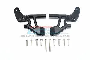 GPM Black Aluminium Rear Wing Mounts 2Pcs w/ Hardware image 79011