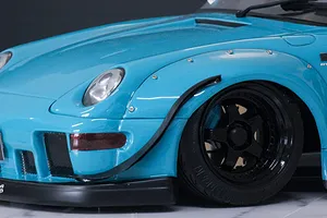 Pandora 2.05" Front (8mm Off-Set) RWB (RAUH-Welt BEGRIFF) S-1 Black Rims 2Pcs image 79141