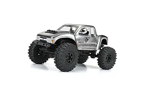 Pro-Line 1.0" Super Swamper Tyres On Black Holcomb Rims Beadlocked Wheel Set image 79216