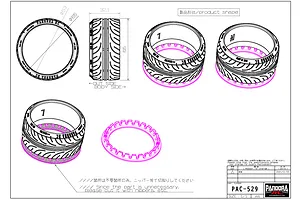 Pandora RC 32mm Display Tyres 2Pcs image 79356