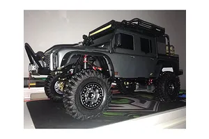 Boom Racing Black Aluminium 1.9" Golem Krait Beadlock Rims w/ 8mm Wideners 4pcs image 79398