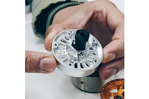 Boom Racing Gunmetal Aluminium 1.9 Sandstorm Krait Beadlock Rims w/ 8mm Wideners 4pcs image 79414