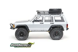 Boom Racing Black Aluminium 1.9" Sandstorm Krait Beadlock Rims w/ 8mm Wideners-4pcs image 79422