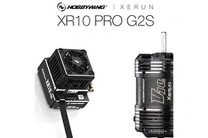 Hobbywing XR10 Pro G2S Stealth 160A ESC & V10 G4 3020kV 17.5T Brushless Motor Combo image 79533