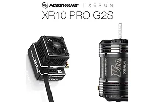 Hobbywing XR10 Pro G2S Stealth 160A ESC & V10 G4 1780kV 21.5T Brushless Motor Combo image 79535
