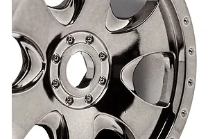 HPI 3.3" Savage Warlock Black Chrome Rims 2Pcs image 7959