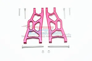 GPM Red Aluminium Front Lower Suspension Arms 2Pcs
