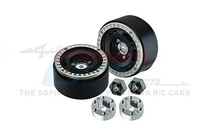 GPM 1.3" Silver Aluminium Beadlock Rims 2Pcs image 79732