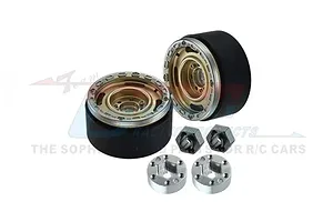 GPM 1.3" Chrome Gold Aluminium Beadlock Rims 2Pcs image 79741