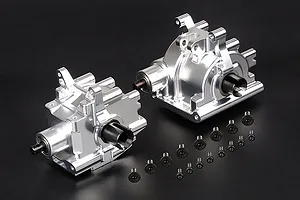 Rovan Silver Aluminium Front &amp; Rear Complete Gearbox