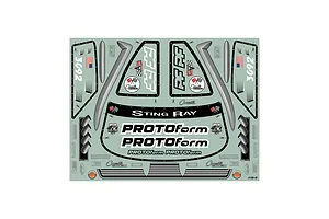Protoform 1/10 1963 Chevrolet Corvette Stingray Pro Mod Body Shell - Clear Unpainted image 79887