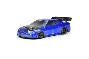 Protoform 1/7 Nissan Skyline GT-R R34 Body Shell - Bayside Blue image 79896