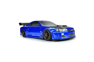 Protoform 1/7 Nissan Skyline GT-R R34 Body Shell - Bayside Blue image 79902