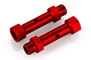 Rovan Red Aluminium Rear Double Axles 2Pcs