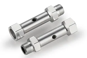 Rovan Silver Aluminium Rear Double Axles 2Pcs