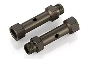 Rovan Gunmetal Aluminium Rear Double Axles 2Pcs