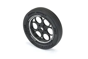 Pro-Line 1.4" Front Runner Drag Tyres on Black Showtime Rims - Glued Wheels 2Pcs image 79944