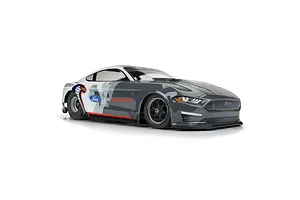 Pro-Line 1.4" Front Runner Drag Tyres on Black Showtime Rims - Glued Wheels 2Pcs image 79945