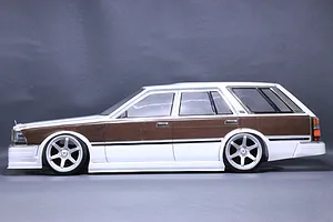 Pandora RC 1/10 Nissan Cedric Wagon Unpainted Body Shell - Clear image 79982