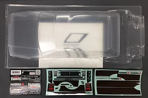 Pandora RC 1/10 Nissan Cedric Wagon Unpainted Body Shell - Clear image 79983