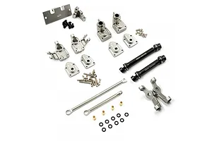 Yeah Racing Gunmetal Aluminium Essential Conversion Kit image 80259
