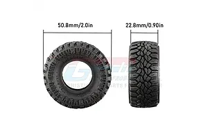 GPM 1.0&amp;quot; High Grip Tires 4Pcs image 2