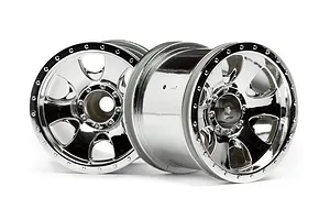 HPI 2.2" Warlock Chrome Rims 2Pcs image 8036