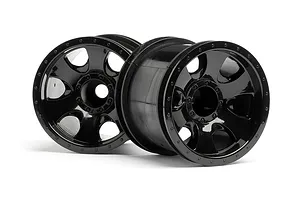 HPI 2.2" Firestorm Warlock Black Rims 2Pcs image 8039