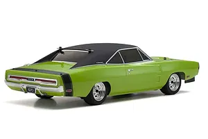 Kyosho Fazer Mk2 1970 Dodge Charger Hemi RC Car Electric 4WD 1/10 Scale RTR - Sublime Green image 80400