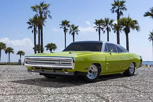 Kyosho Fazer Mk2 1970 Dodge Charger Hemi RC Car Electric 4WD 1/10 Scale RTR - Sublime Green image 80401
